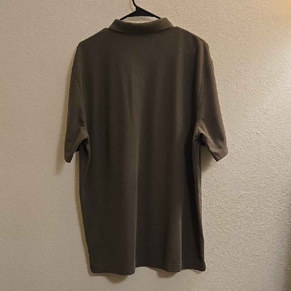 Carhartt Pocket Polo Shirt - Olive Green - Large Tall - Picture 11 of 14